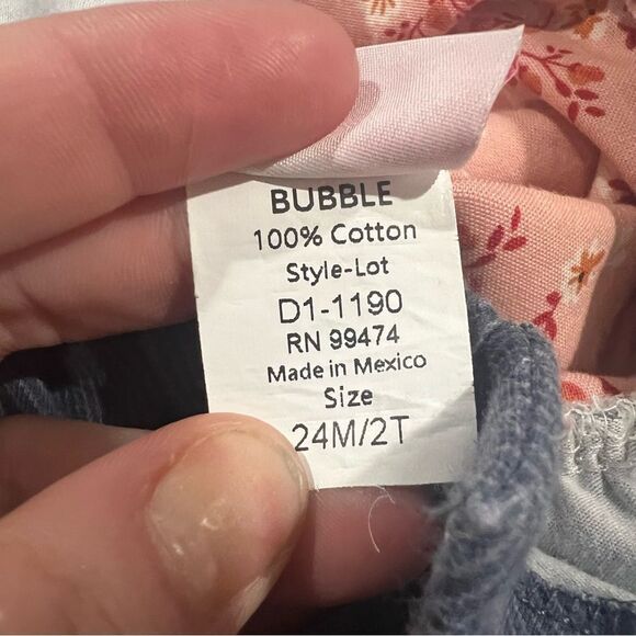 Ricrac & Ruffles Girls Toddler Short Sleeve Skirted Ava Kate Bubble Size 24m/2T - Picture 7 of 7